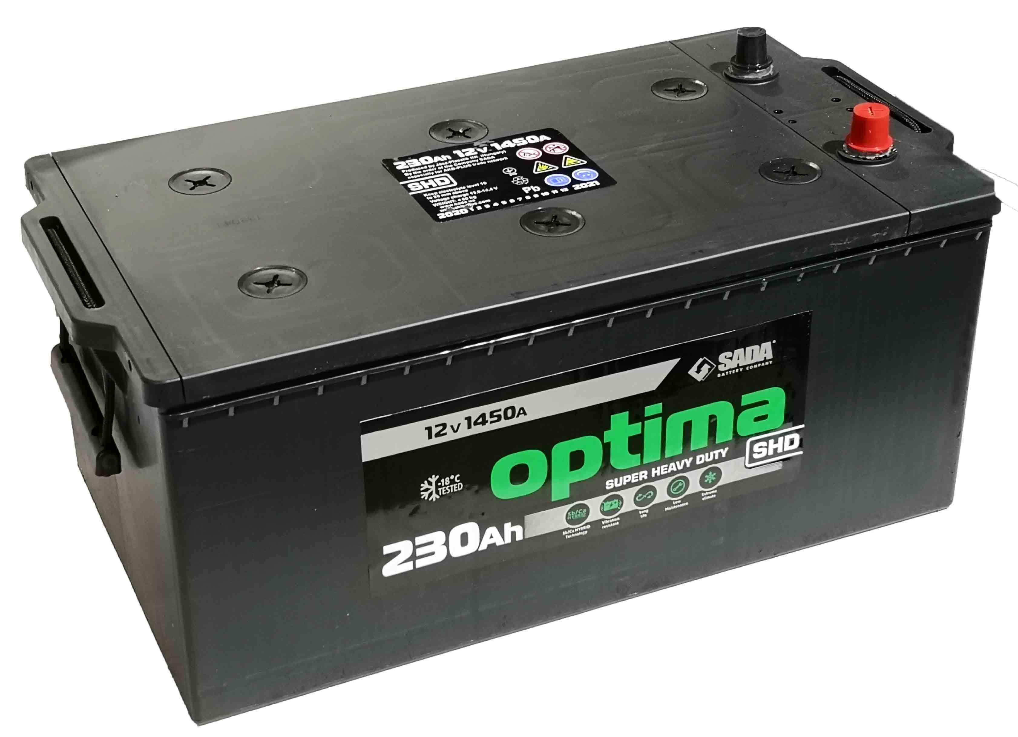 Батарея акумуляторна 6СТ-230Аз (3) SADA Optima